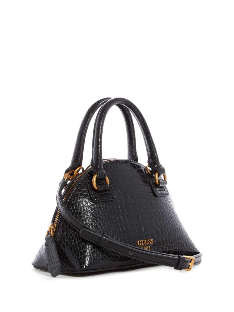 Guess Shilah Small Dome Women's Mini Bag Black | 9617-DZNEW