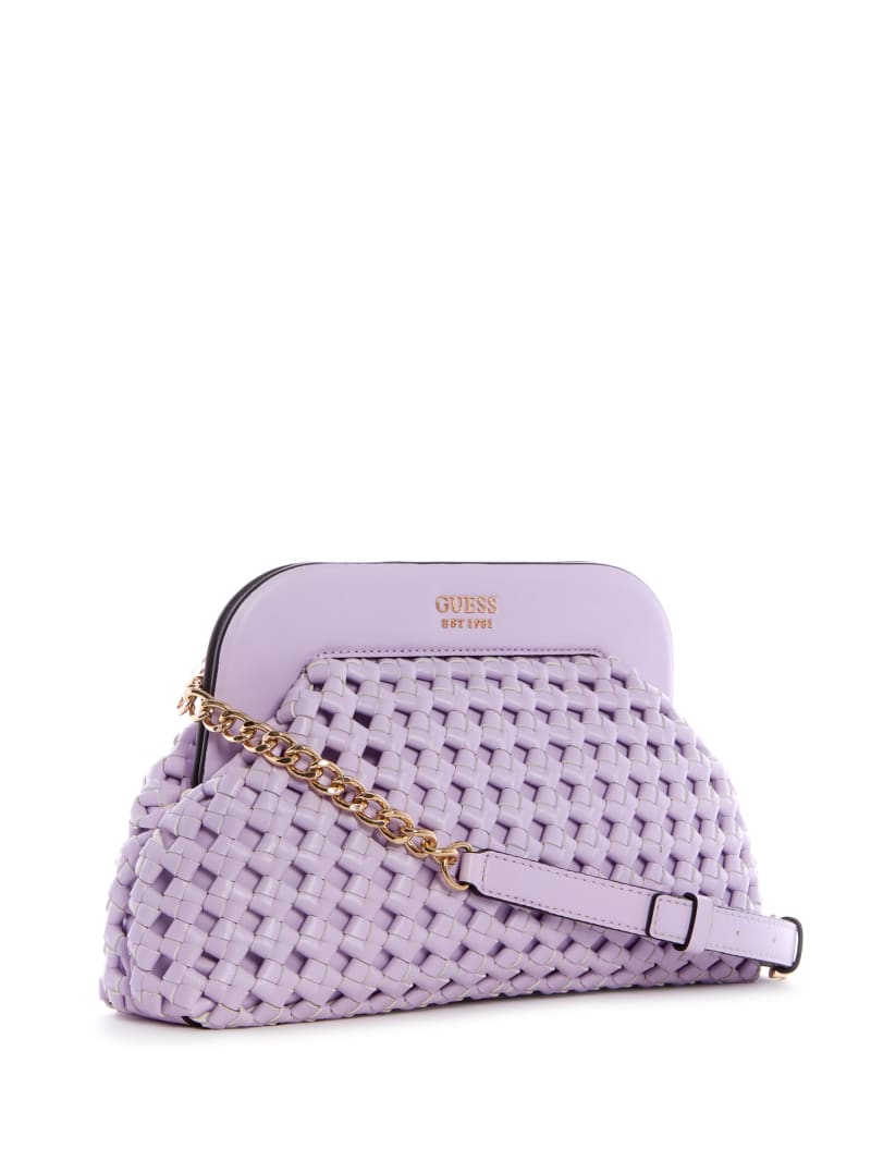 Guess Sicilia Frame Clutch Women's Mini Bag Purple | 9503-ARETQ