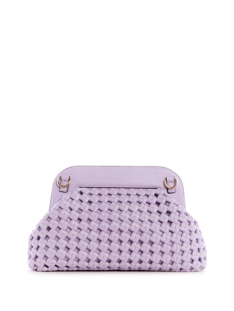 Guess Sicilia Frame Clutch Women's Mini Bag Purple | 9503-ARETQ