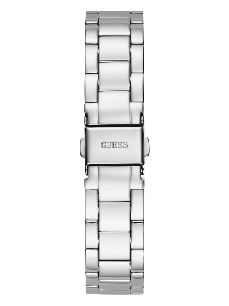 Guess Silver-Tone Analog Women's Watches Silver | 5672-MFJCZ