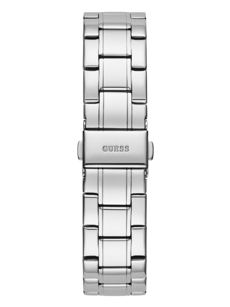 Guess Silver-Tone Analog Women's Watches Silver | 5892-KNTYJ