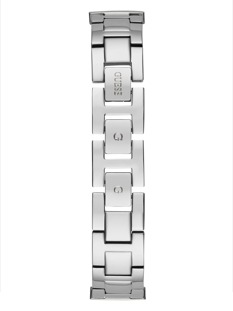 Guess Silver-Tone Analog Women's Watches Silver | 7903-QYDVU