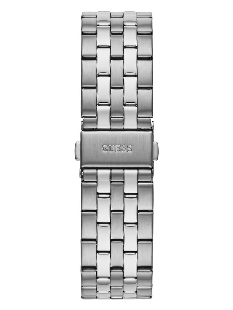 Guess Silver-Tone And Chrono-Look Multifunction Women's Watches Silver | 4827-ZBFRP