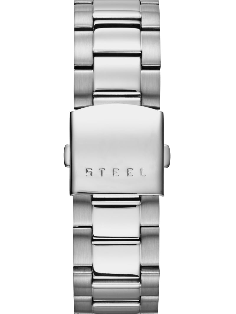 Guess Silver-Tone Classic Men's Watches Silver | 9354-SKGVH