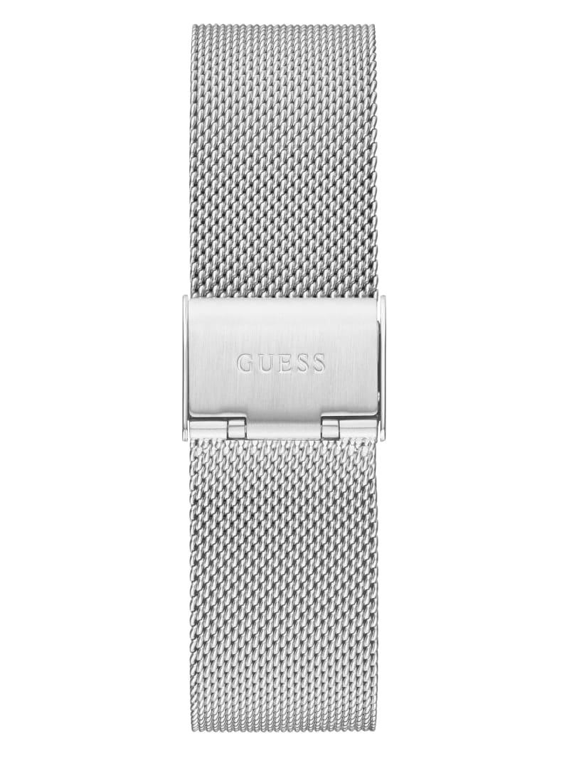 Guess Silver-Tone Digital Women's Watches Silver | 5892-PTQIY