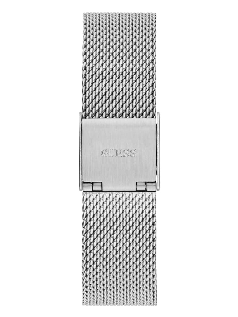 Guess Silver-Tone Mesh Analog Women's Watches Silver | 5271-STHRZ