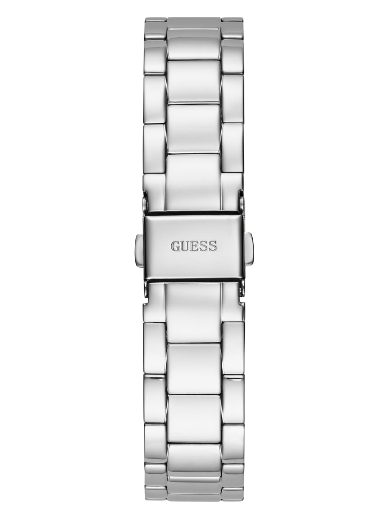 Guess Silver-Tone and Blue Analog Women's Watches Multicolor | 9082-JQNZM