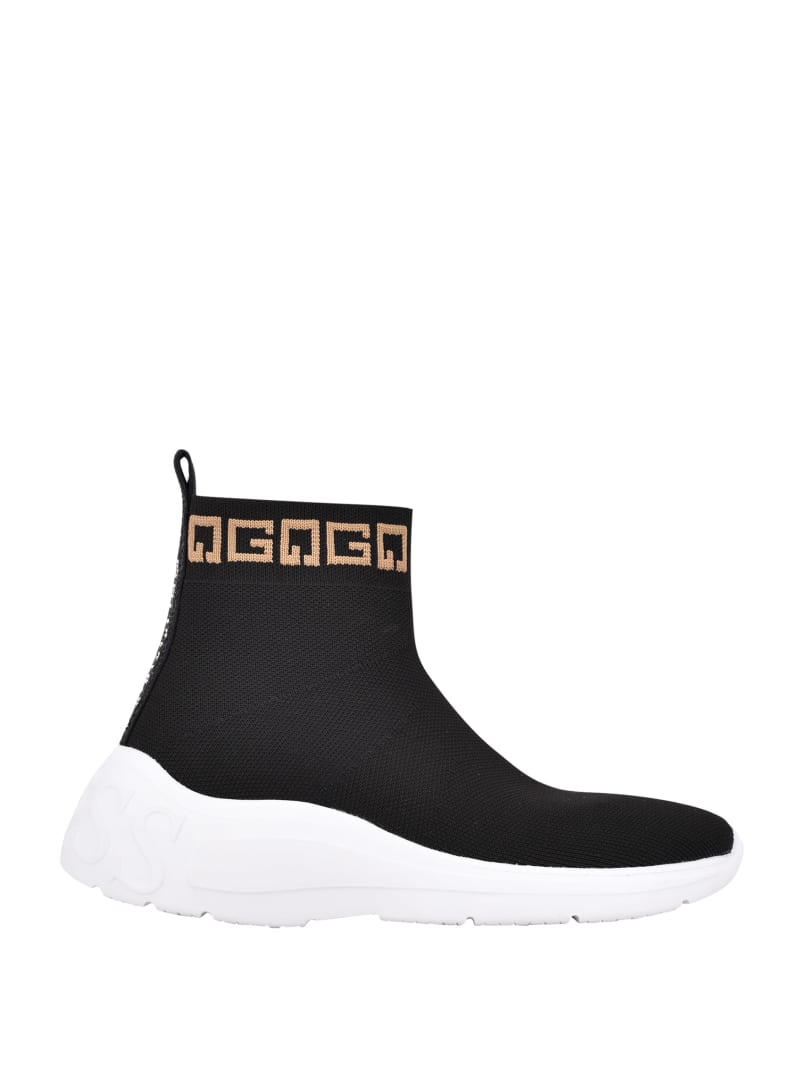 Guess Sindera Sock Women's Sneakers Black | 8740-GUECR