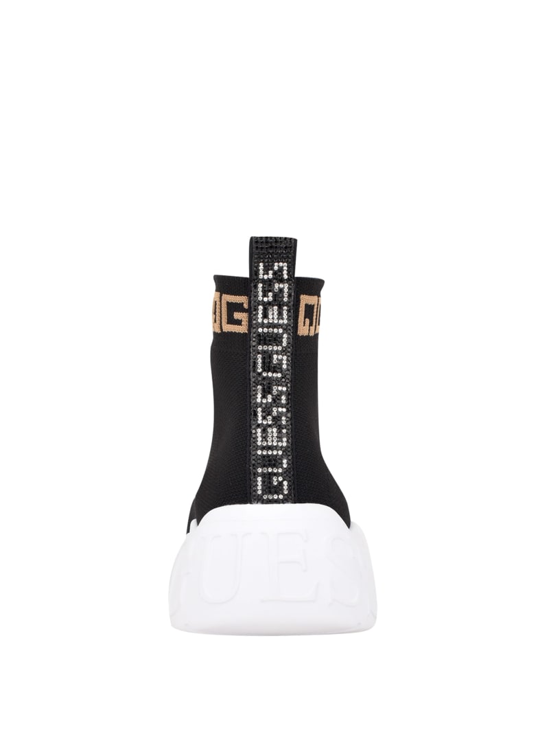 Guess Sindera Sock Women's Sneakers Black | 8740-GUECR