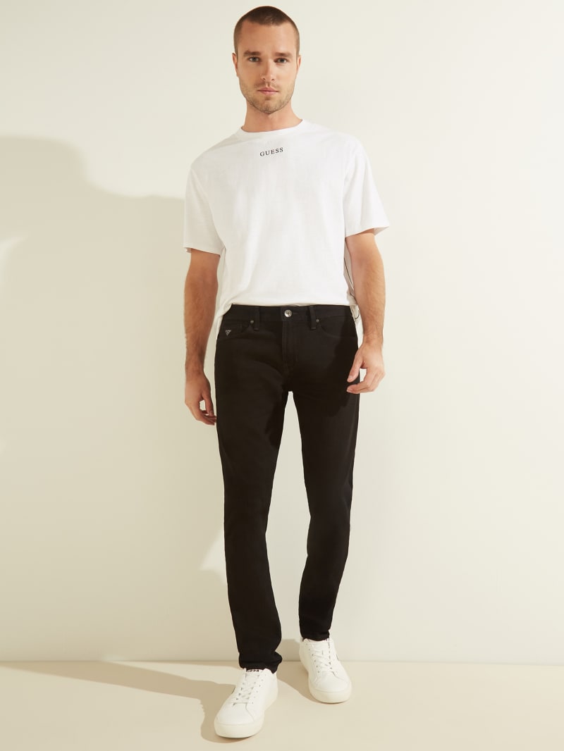 Guess Slim Tapered Men's Pants Black | 5164-OPKDT