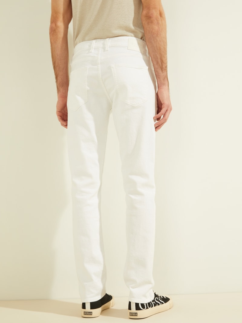 Guess Slim Tapered Men's Pants White | 5973-LHZTP