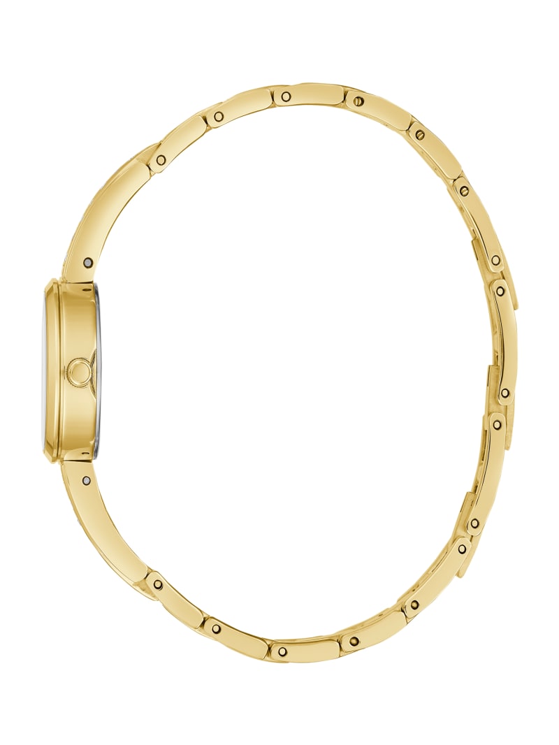 Guess Sofia Gold-Tone Crystal Analog Women's Watches Gold | 8163-IPYFQ