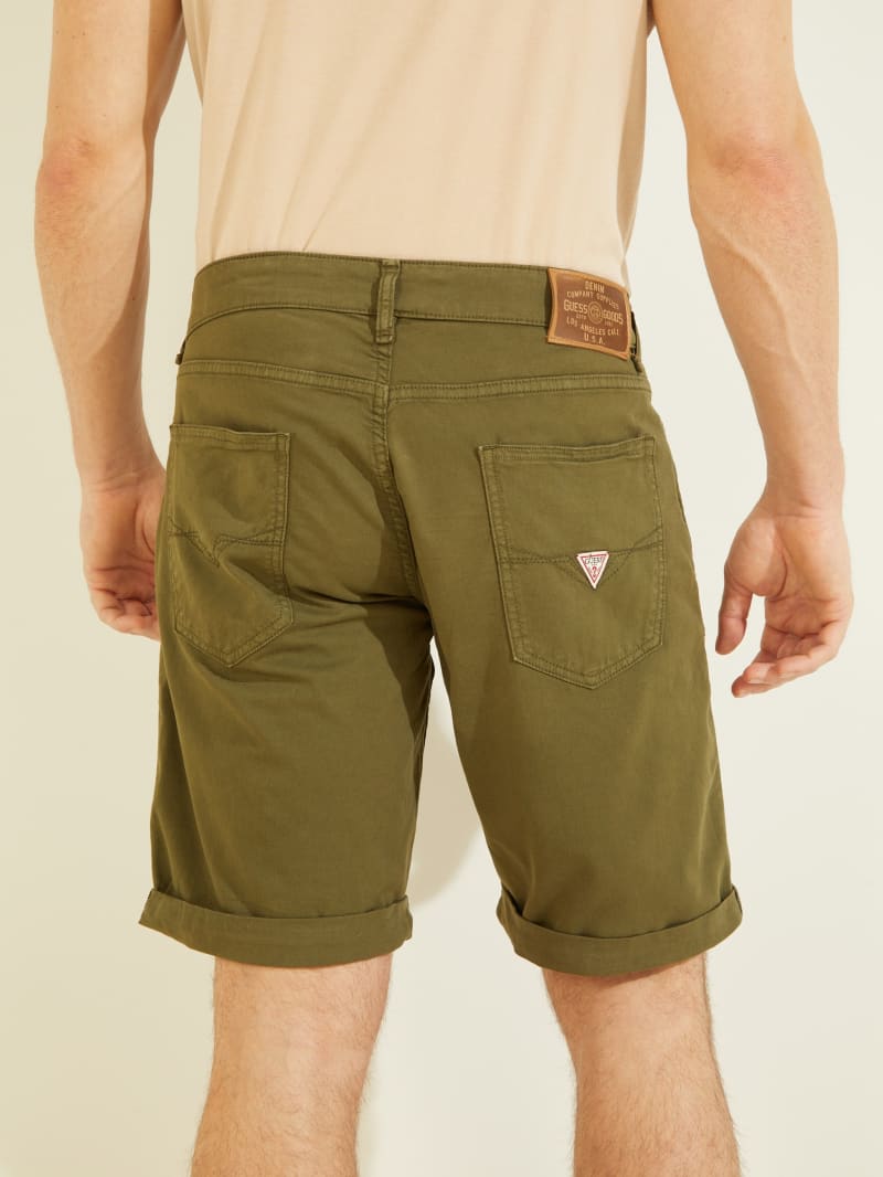 Guess Sonnys Men's Pants Olive | 5267-ZVHAE