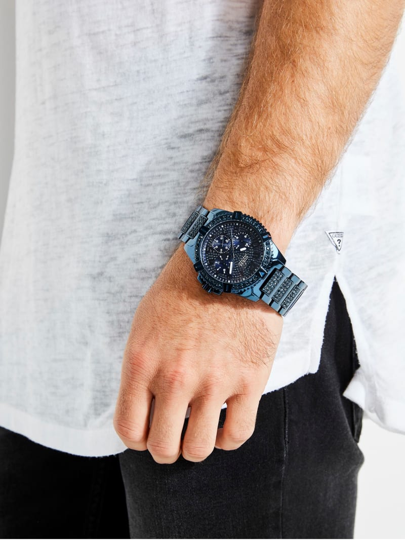 Guess Sport Multifunction Men's Watches Blue | 1327-TUKPR