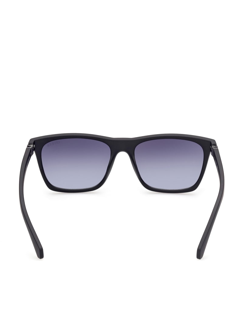 Guess Square Men's Sunglasses Black | 0289-FJWTD