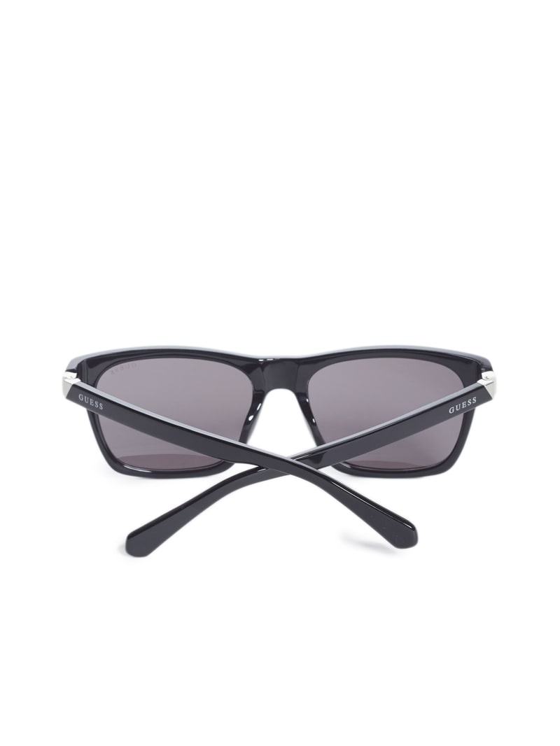 Guess Square Men's Sunglasses Black | 7430-KMJYO