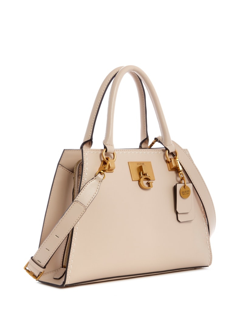 Guess Stephi Girlfriend Women's Satchel Bags Beige | 3580-WUANT