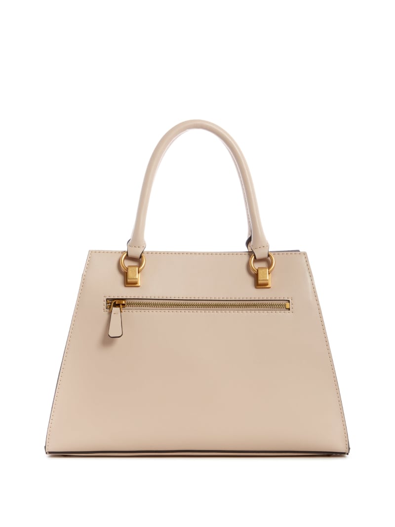 Guess Stephi Girlfriend Women's Satchel Bags Beige | 3580-WUANT