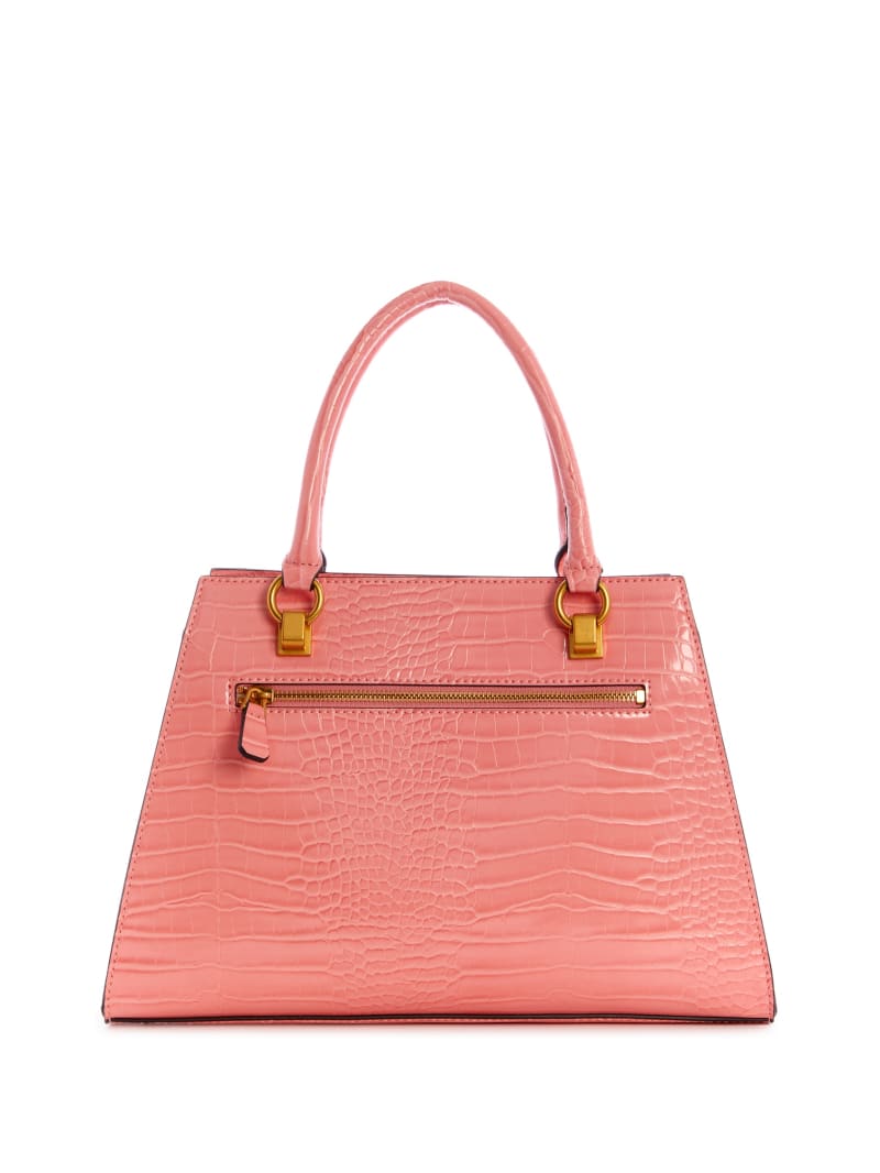 Guess Stephi Girlfriend Women's Satchel Bags Coral | 4271-RHQDZ