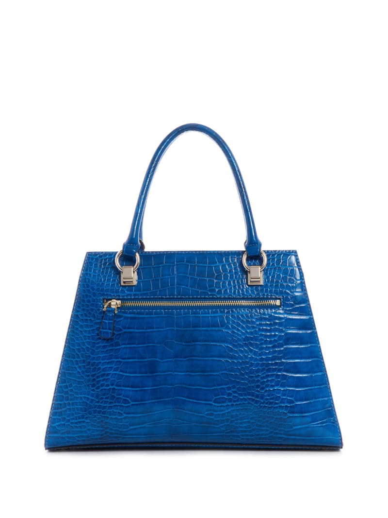 Guess Stephi Girlfriend Women's Satchel Bags Blue | 6710-WJIPZ