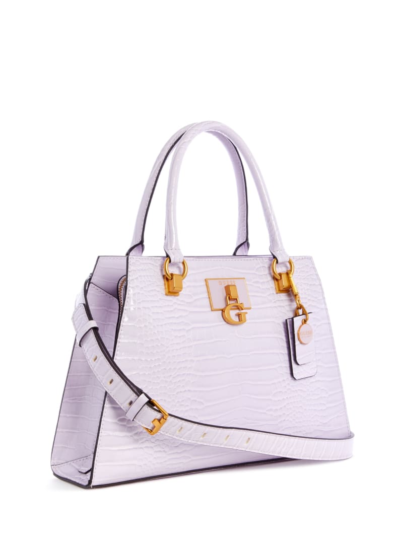 Guess Stephi Girlfriend Women's Satchel Bags Purple | 6904-XYMBF