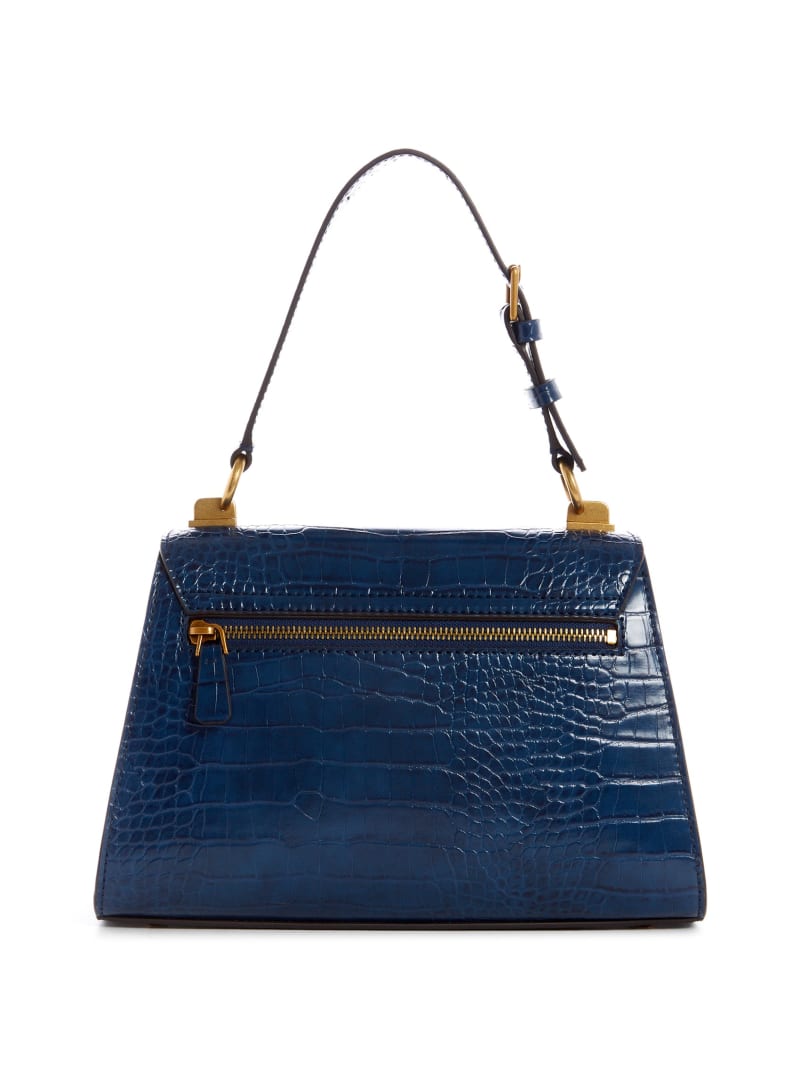 Guess Stephi-Handle Flap Women's Satchel Bags Blue | 7359-XUVRI