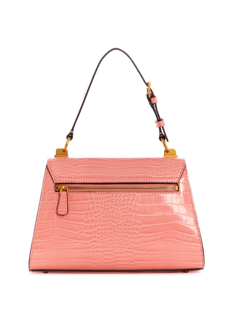 Guess Stephi-Handle Women's Satchel Bags Coral | 7350-PSDKY