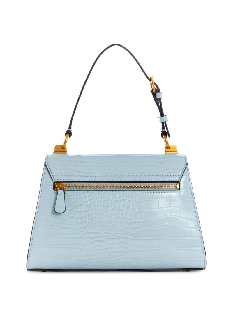 Guess Stephi-Handle Women's Satchel Bags Blue | 7418-BEUIL