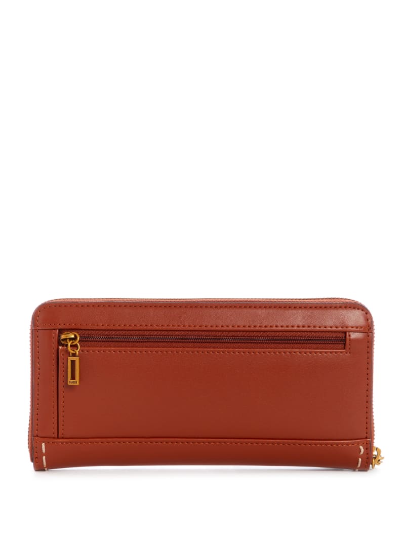 Guess Stephi Large Zip-Around Women's Wallets Orange | 2483-WECPD