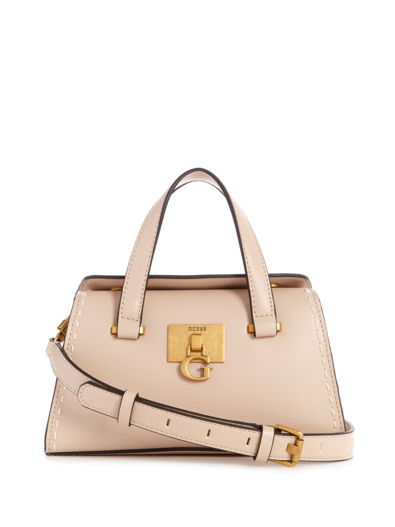 Guess Stephi Women\'s Satchel Bags Beige | 5907-WMXUC