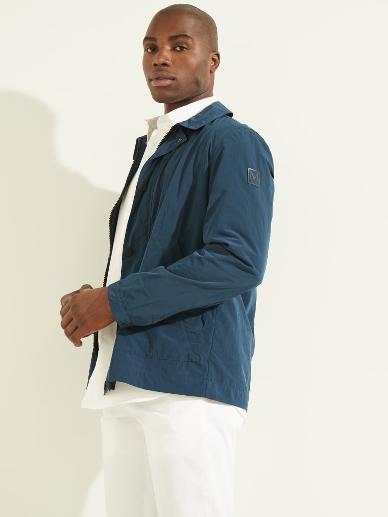 Guess Tech Men's Jackets Blue | 7032-FMOTE