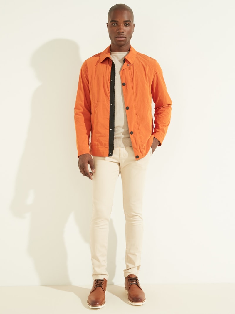 Guess Tech Men's Jackets Orange | 8362-BKTVF