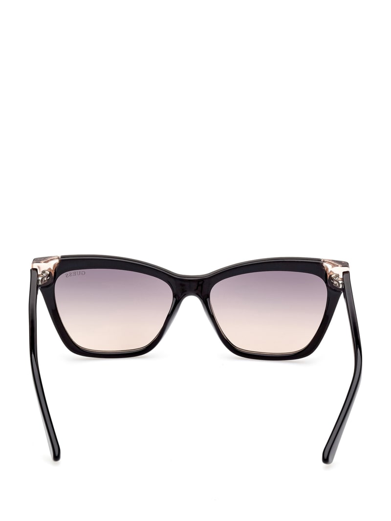 Guess Tortoise Plastic Square Women's Sunglasses Silver | 0472-EJDTM