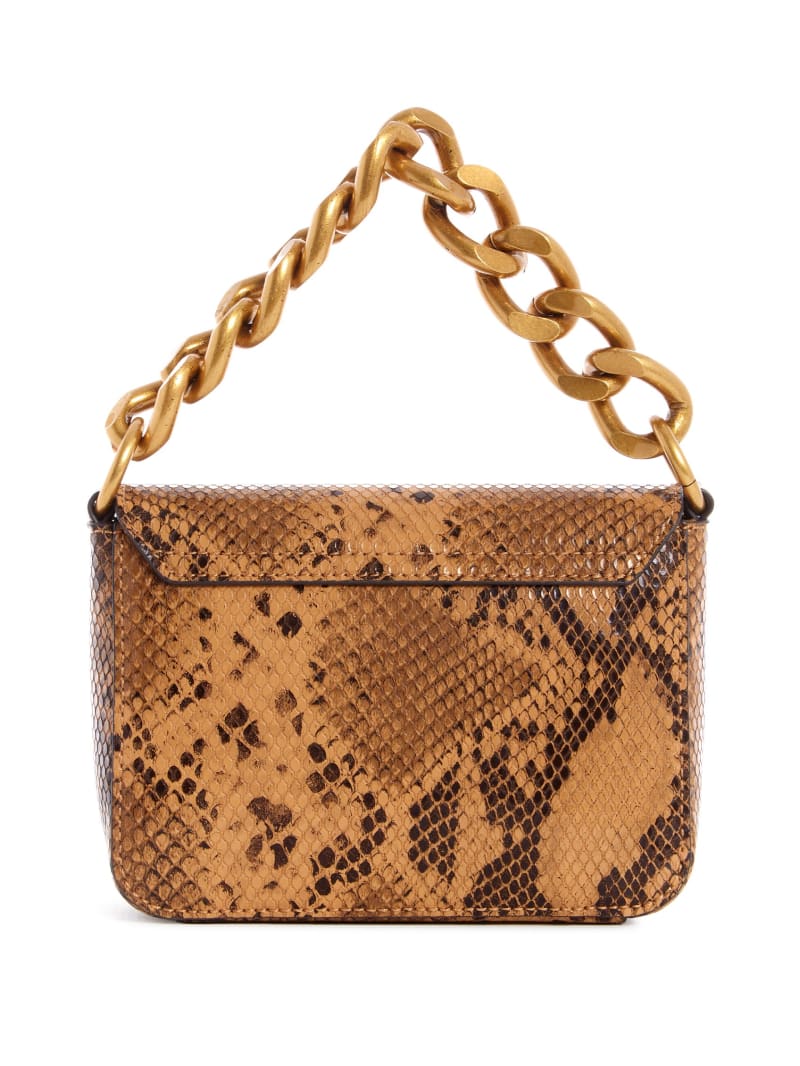 Guess Tullia Python Women's Crossbody Bags Brown | 9687-HBXKA