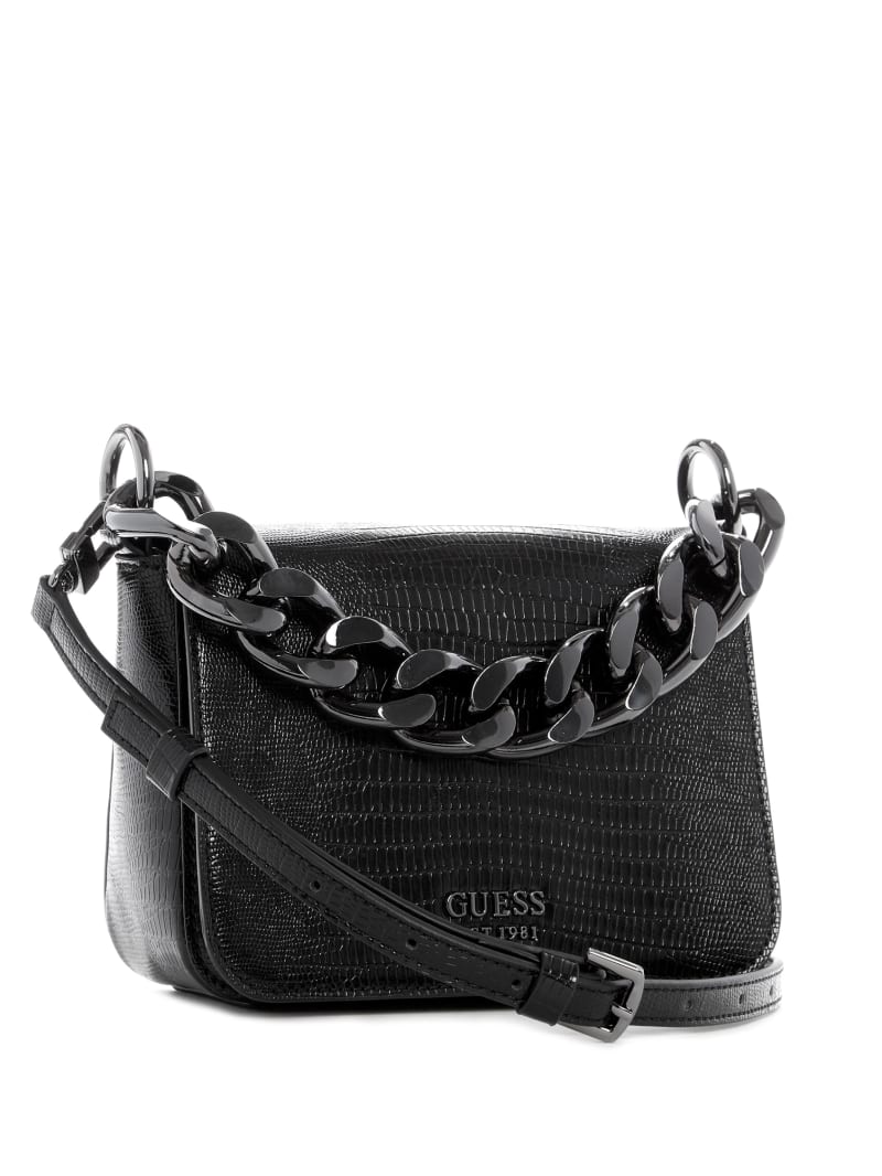 Guess Tullia Women's Crossbody Bags Black | 4216-KRXGJ