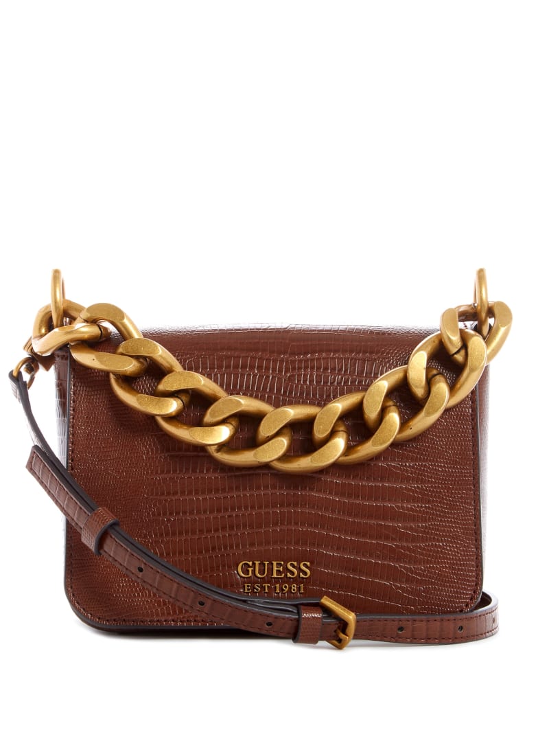 Guess Tullia Women\'s Crossbody Bags Brown | 9534-PACES