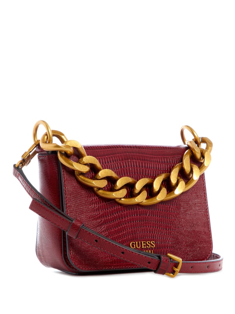 Guess Tullia Women's Crossbody Bags Red | 5407-FSOIM