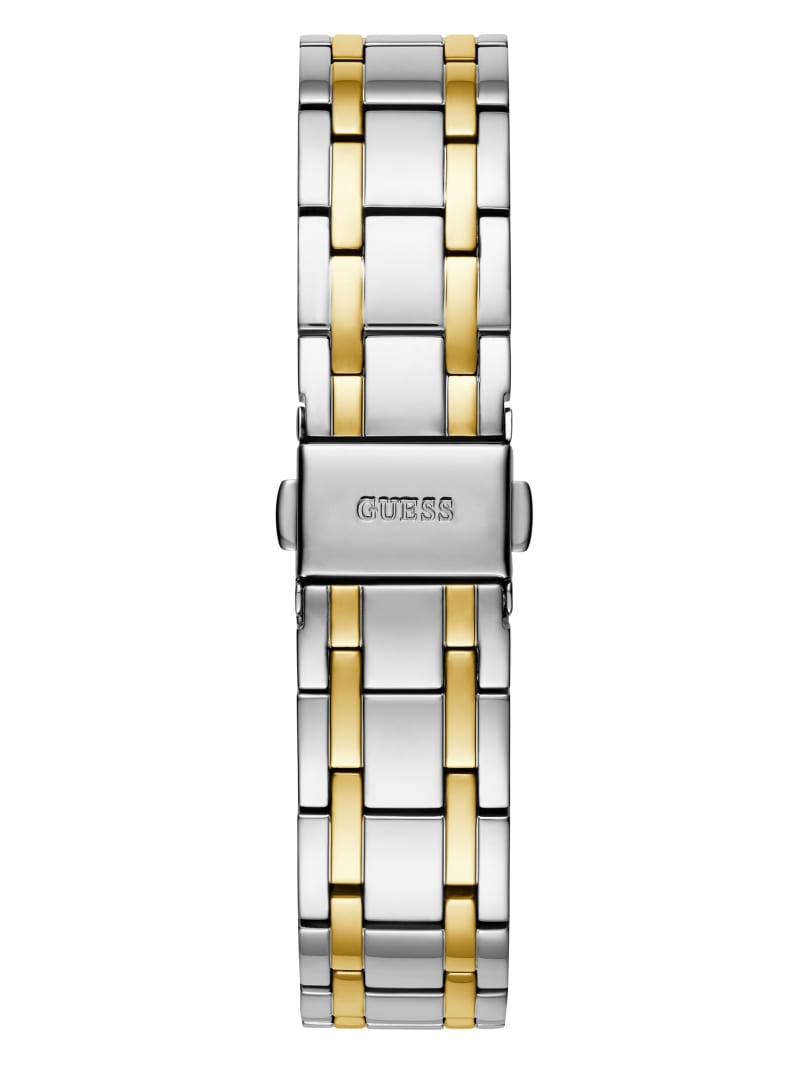 Guess Two-Tone Analog Women's Watches Multicolor | 6124-UIJEZ