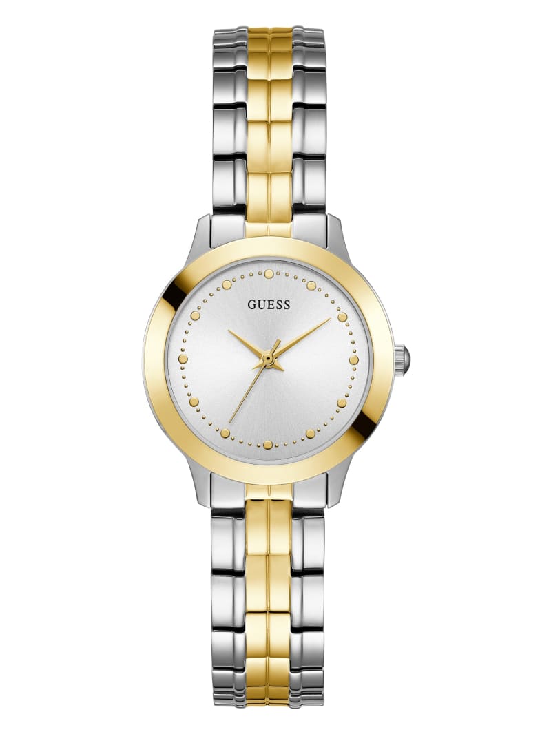 Guess Two-Tone Petite Women\'s Watches Silver | 6241-CRZLP