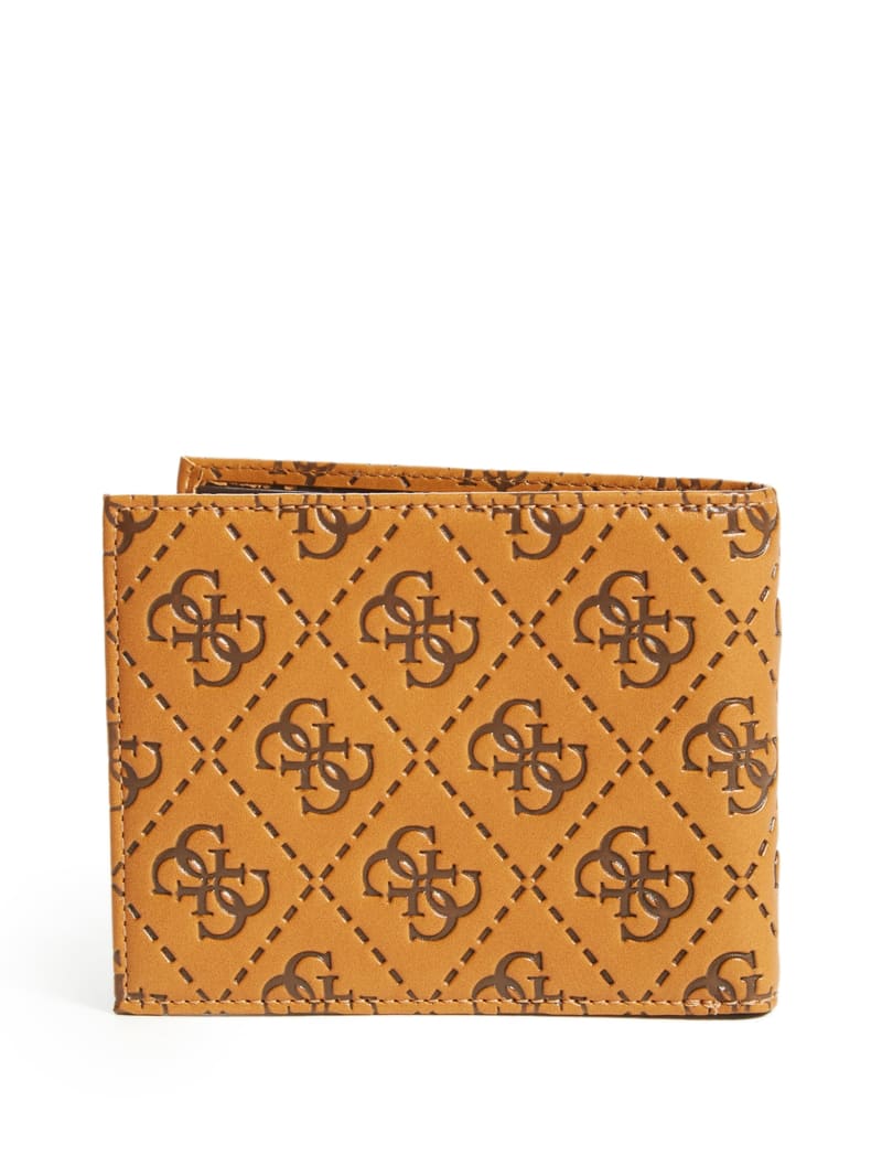 Guess Vezzola Embossed Billfold Women's Wallets Brown | 3164-OXLTB