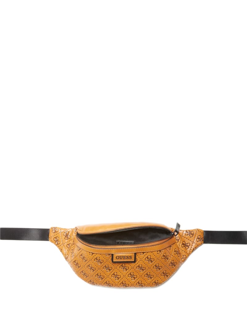 Guess Vezzola Logo Belt Men's Bags Brown | 4583-NELSY