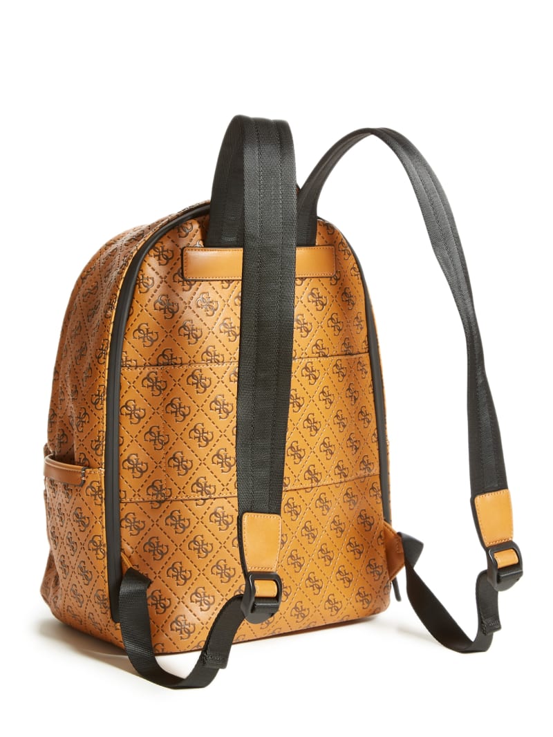 Guess Vezzola Logo Compact Women's Backpacks Brown | 2489-UTWHM