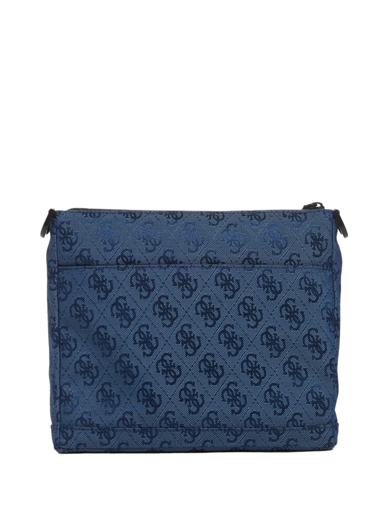 Guess Vezzola Nylon Men's Bags Dark Blue | 4597-SPTHN