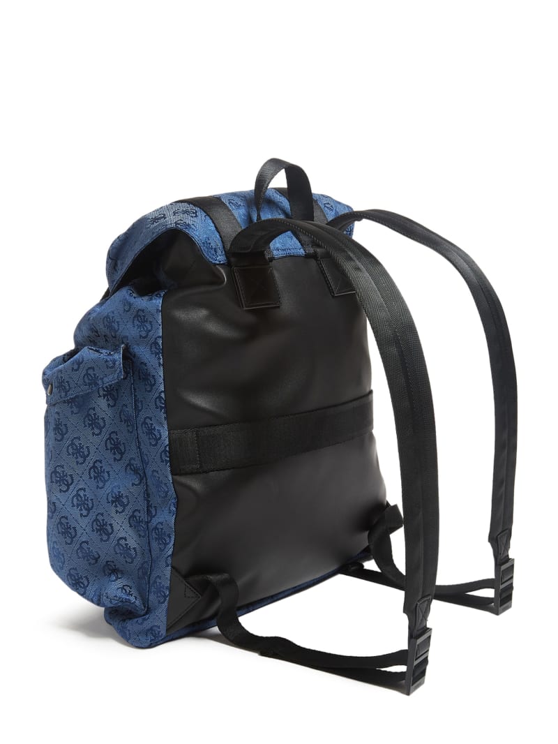 Guess Vezzola Nylon Men's Bags Dark Blue | 6035-HIFAC