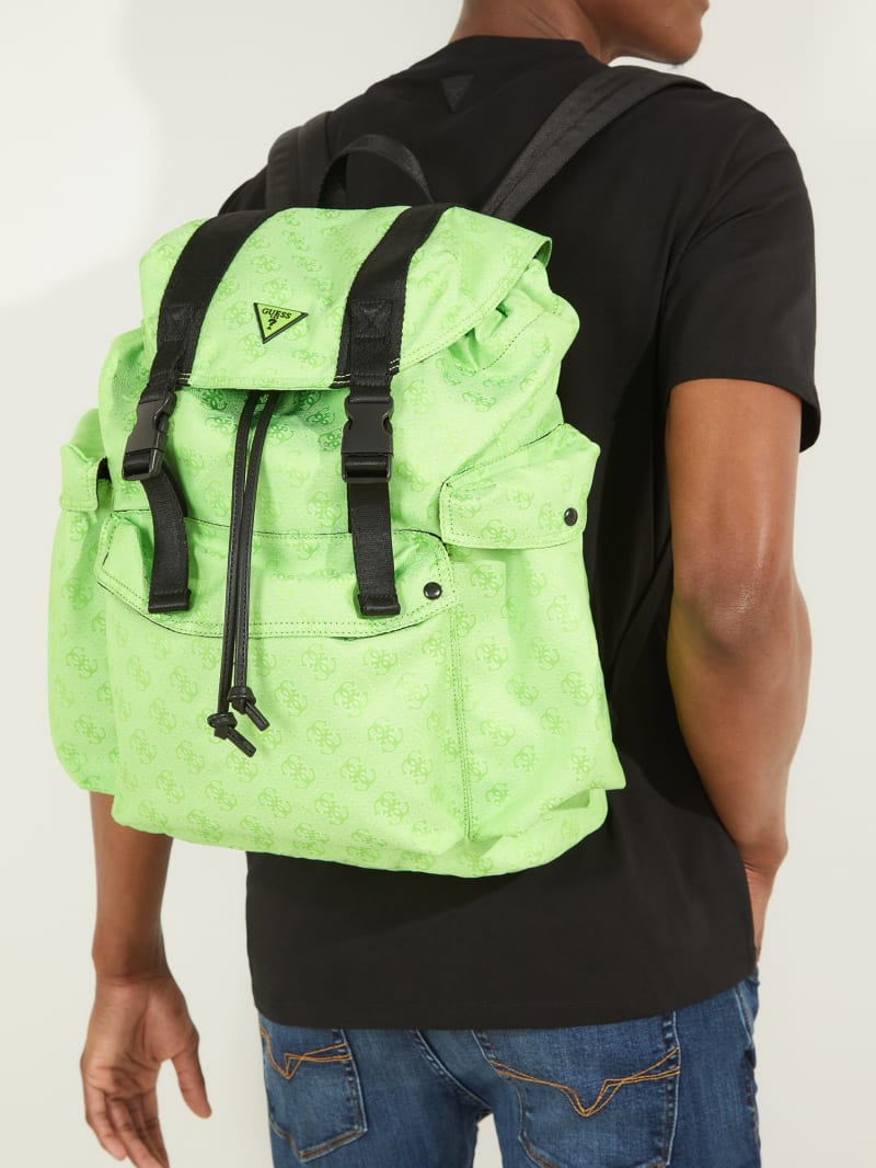 Guess Vezzola Nylon Men's Bags Green | 1835-RVNLH