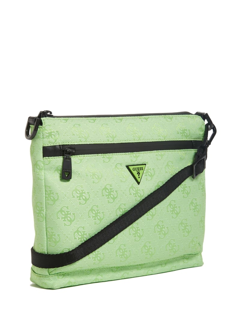 Guess Vezzola Nylon Men's Bags Green | 9572-YTVCP