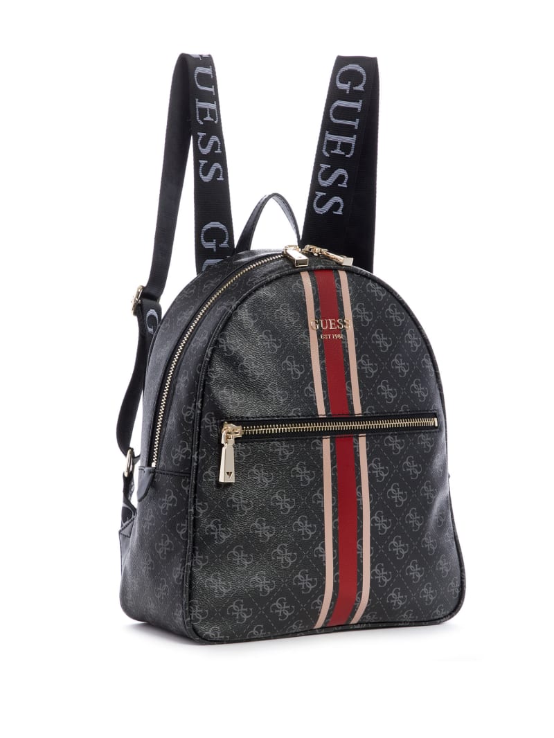 Guess Vikky Logo Printed Women's Backpacks Black | 9461-DMGSK