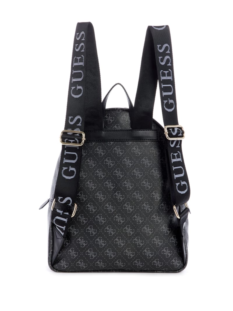 Guess Vikky Logo Printed Women's Backpacks Black | 9461-DMGSK