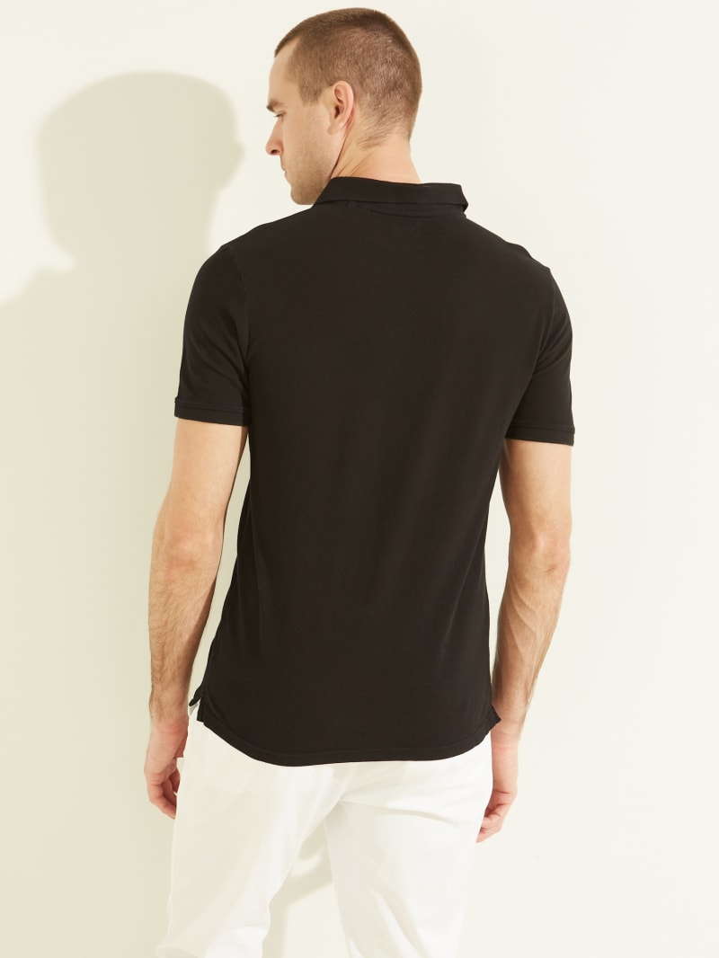 Guess Washed Men's Shirts Black | 0527-NYSBX