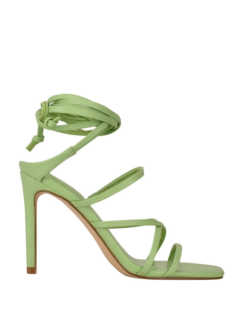 Guess Zabyie Women's Heels Green | 2745-ZAGDF